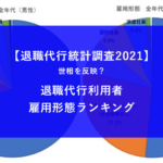 【退職代行統計調査2021】世相を反映？退職代行利用者の雇用形態ランキング